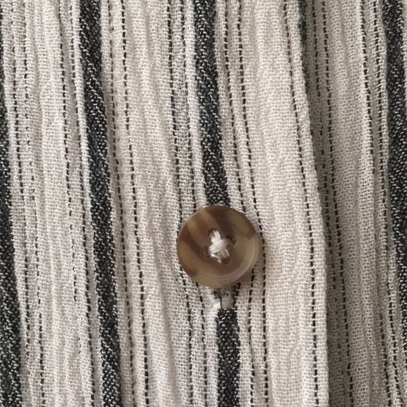 Maeve Anthropologie Fairhope Stripe Button Top - Picture 4 of 6